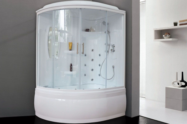 Душевая кабина Royal Bath RB 170ALP-T (прозрачное) правая фото в интернет-магазине «Wasser-Haus.ru»
