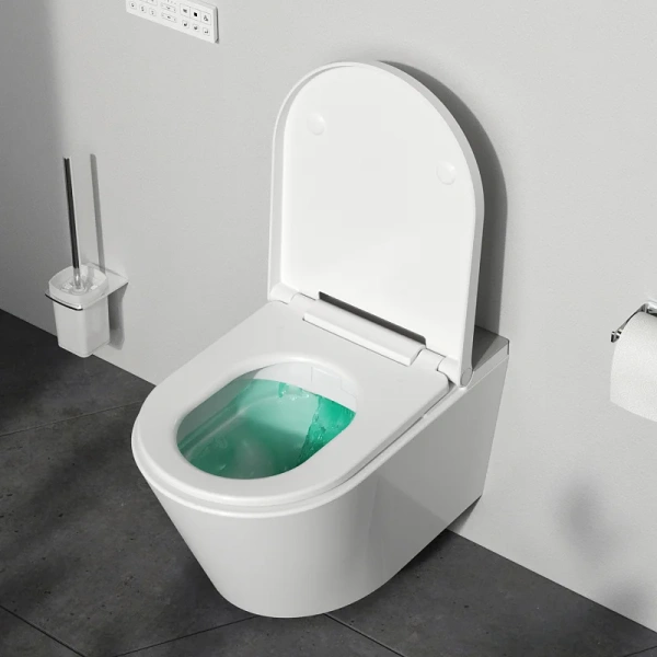Унитаз подвесной AM.PM Inspire CCC501700SC безободковый с биде фото в интернет-магазине «Wasser-Haus.ru»