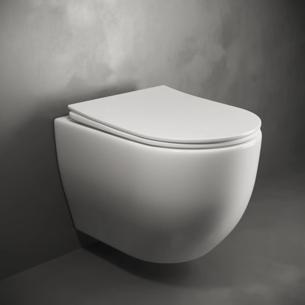 Комплект Унитаз подвесной Ceramicanova Mia Rimless CN1805 + Инсталляция TECE Base 9400413 4 в 1 с кнопкой смыва фото в интернет-магазине «Wasser-Haus.ru»