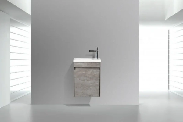 Мебель для ванной BelBagno Pietra Mini 40 L stucco cemento фото в интернет-магазине «Wasser-Haus.ru»
