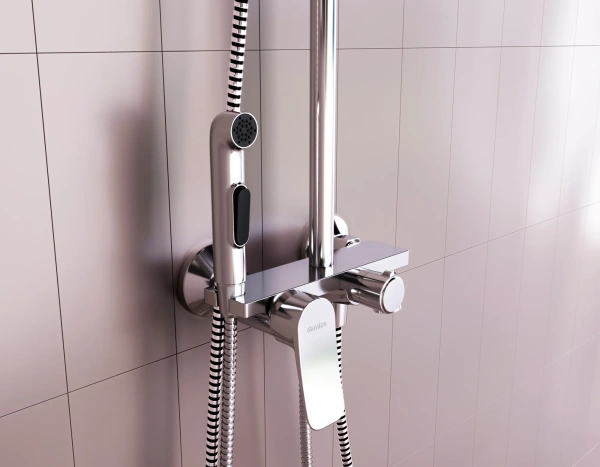 Душевая стойка Damixa Apollo DX220920000 хром фото в интернет-магазине «Wasser-Haus.ru»