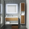Мебель для ванной Sanvit Контур 90 белый глянец/манзония кофейная фото в интернет-магазине «Wasser-Haus.ru»