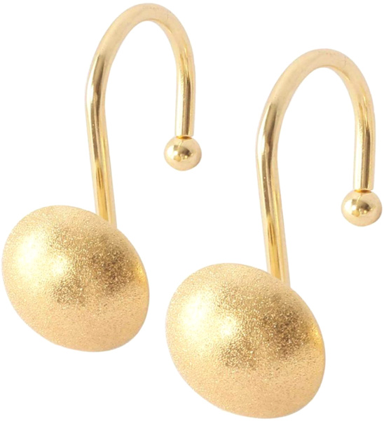 Крючки для шторы Carnation Home Fashions Buttons Gold фото в интернет-магазине «Wasser-Haus.ru»