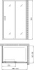 Душевой уголок Gemy Victoria S30191B-A100 140x100 см фото в интернет-магазине «Wasser-Haus.ru»