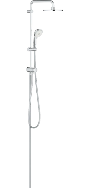 Душевой комплект Смеситель Grohe BauClassic 32865000 + Стойка New Tempesta Rustic 27399002 фото в интернет-магазине «Wasser-Haus.ru»