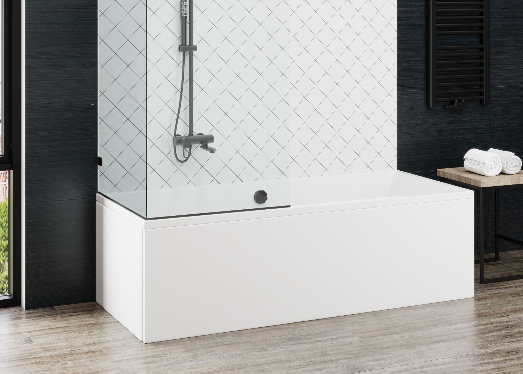 Акриловая ванна Vagnerplast Cavallo 180x80 ультра белая фото в интернет-магазине «Wasser-Haus.ru»