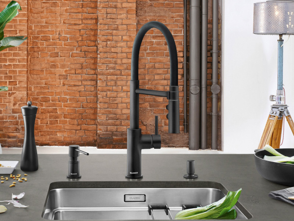 Дозатор Blanco Lato 525789 черный матовый фото в интернет-магазине «Wasser-Haus.ru»