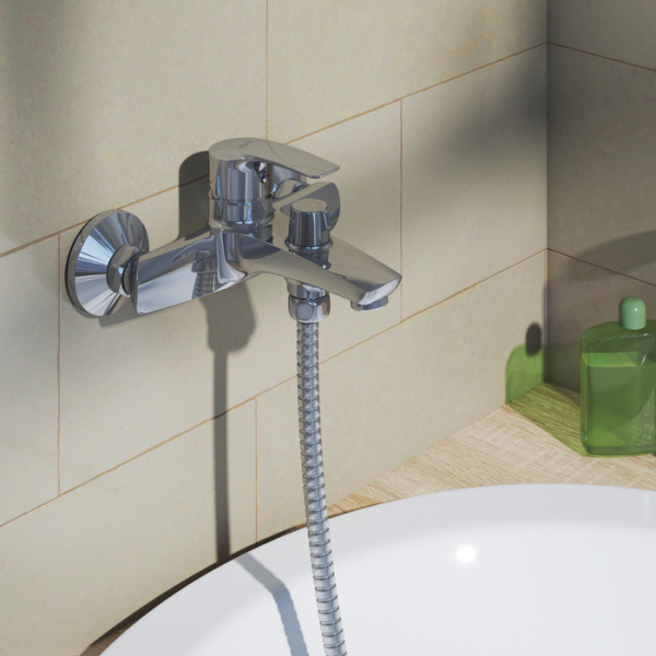Смеситель Iddis Ray RAYSB02i02WA для ванны с душем фото в интернет-магазине «Wasser-Haus.ru»
