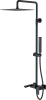Душевая стойка Boheme Qubic 478-B matt black фото в интернет-магазине «Wasser-Haus.ru»