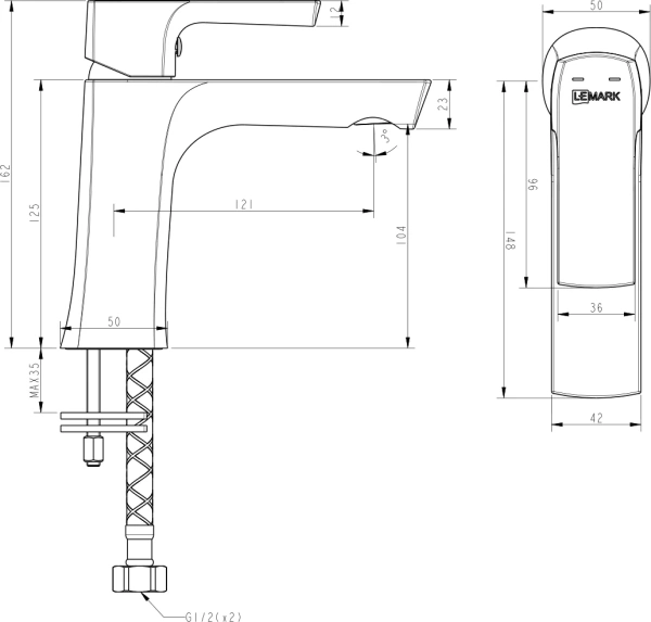 Смеситель для раковины Lemark Ursus LM7206BL фото в интернет-магазине «Wasser-Haus.ru»