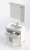 Мебель для ванной Aquanet Гретта 75 белая фото в интернет-магазине «Wasser-Haus.ru»