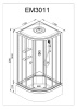 Душевая кабина AvaCan EM3011 с электрикой фото в интернет-магазине «Wasser-Haus.ru»