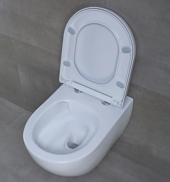 Унитаз подвесной beWash Bogen 88393201 безободковый с микролифтом, белый фото в интернет-магазине «Wasser-Haus.ru»