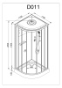 Душевая кабина AvaCan D011S фото в интернет-магазине «Wasser-Haus.ru»