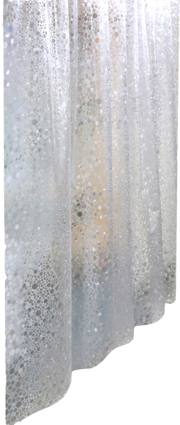 Штора для ванной Meiwa Sparkle прозрачная фото в интернет-магазине «Wasser-Haus.ru»