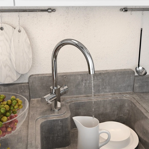 Смеситель для кухни Elghansa Kitchen Pure Water 56B5511 chrome фото в интернет-магазине «Wasser-Haus.ru»