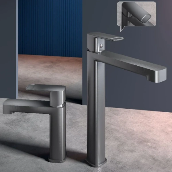 Смеситель для раковины металл Gun Metal, AQUAme Parma AQM6610GM фото в интернет-магазине «Wasser-Haus.ru»