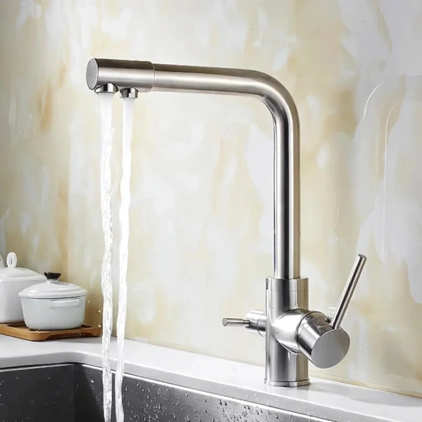 Смеситель для кухни BOCH MANN Laura BN BM10423 матовый никель фото в интернет-магазине «Wasser-Haus.ru»