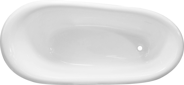 Ванна из искусственного камня Эстет Марсель 160х80 ножки белые фото в интернет-магазине «Wasser-Haus.ru»