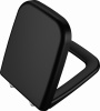 Крышка-сиденье VitrA Shift 91-083-009 с микролифтом, петли хром, черная фото в интернет-магазине «Wasser-Haus.ru»