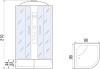 Душевая кабина River Dunay 90/44 TH фото в интернет-магазине «Wasser-Haus.ru»