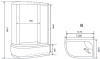 Душевая кабина Timo Eco TE-0720 P R фото в интернет-магазине «Wasser-Haus.ru»