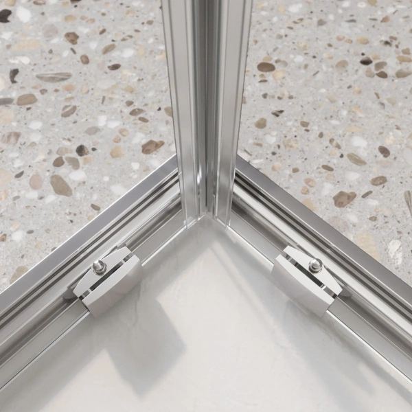 Душевой уголок BelBagno Luce A-2-80-C-Cr 80x80, профиль хром, стекло прозрачное фото в интернет-магазине «Wasser-Haus.ru»