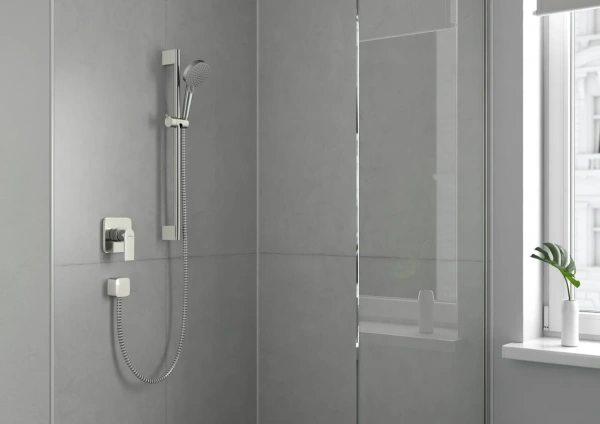 Встраиваемый смеситель для душа и ванны Hansgrohe Vernis Shape 71658000 хром фото в интернет-магазине «Wasser-Haus.ru»