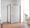 Душевой уголок Vegas Glass ZP+ZPV 120*90 05 10 профиль бронза, стекло сатин фото в интернет-магазине «Wasser-Haus.ru»