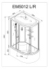 Душевая кабина AvaCan EM 5012 L с гидромассажем фото в интернет-магазине «Wasser-Haus.ru»