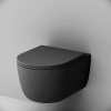 Унитаз подвесной Damixa Sirius DX86C1700MBSC с микролифтом, черный матовый фото в интернет-магазине «Wasser-Haus.ru»