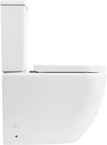 Унитаз-компакт BelBagno Amanda BB051CPR безободковый, крышка BB105SC с микролифтом, бачок BB051T фото в интернет-магазине «Wasser-Haus.ru»