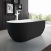Акриловая ванна BelBagno BB70-1500-800-W/NM 150x80 белый глянец/чёрная матовая фото в интернет-магазине «Wasser-Haus.ru»