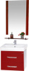 Мебель для ванной Misty Эмилия 60 подвесная красная фото в интернет-магазине «Wasser-Haus.ru»