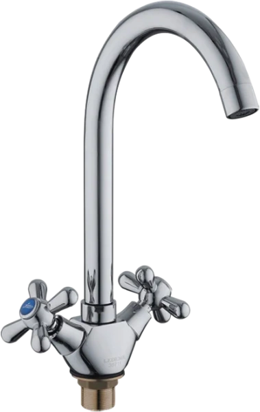 Смеситель для кухни Ledeme H18 L4318-2 хром фото в интернет-магазине «Wasser-Haus.ru»