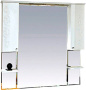 Мебель для ванной Misty Вирджиния Бабочка 105 белая фактурная фото в интернет-магазине «Wasser-Haus.ru»
