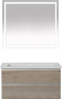 Мебель для ванной Misty Кантри 105 дуб галифакс белый фото в интернет-магазине «Wasser-Haus.ru»