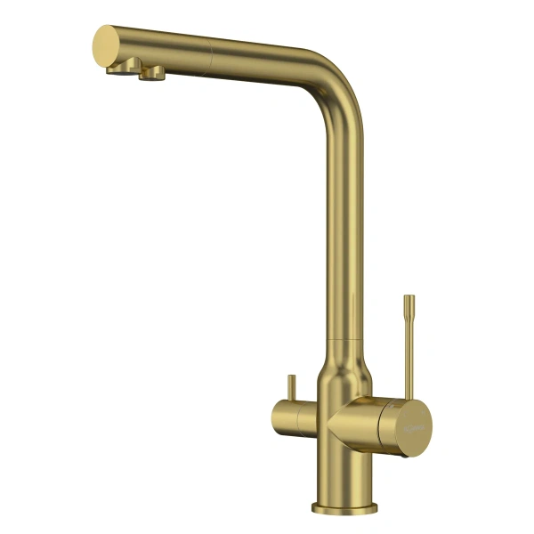 Смеситель для кухни Elghansa Stainless steel 56A5026-MattGold matt gold фото в интернет-магазине «Wasser-Haus.ru»