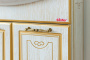 Мебель для ванной Sanflor Адель 82 белая, патина золото, L фото в интернет-магазине «Wasser-Haus.ru»
