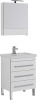 Мебель для ванной Aquanet Сиена 60 напольная белая фото в интернет-магазине «Wasser-Haus.ru»