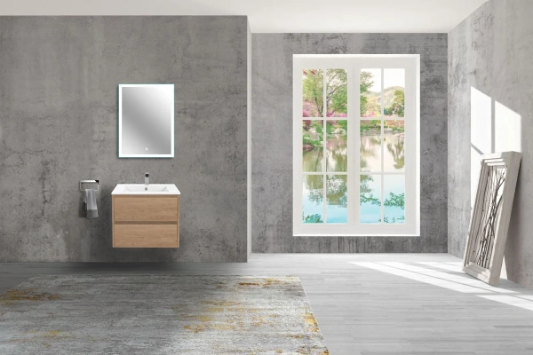 Мебель для ванной Vincea Gio 60 натуральный дуб фото в интернет-магазине «Wasser-Haus.ru»
