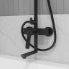 Душевая стойка IDDIS Parker PARBL3Fi06, матовый черный фото в интернет-магазине «Wasser-Haus.ru»