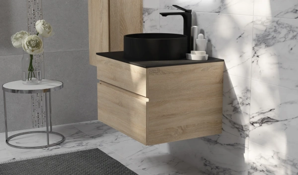 Мебель для ванной Raval Decent 60 дуб сонома фото в интернет-магазине «Wasser-Haus.ru»