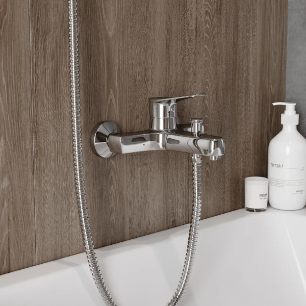 Смеситель для ванны с душем Teymi Ritta T10207, хром фото в интернет-магазине «Wasser-Haus.ru»