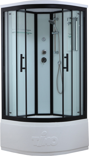 Душевая кабина Timo Standart T-6690 B профиль черный фото в интернет-магазине «Wasser-Haus.ru»