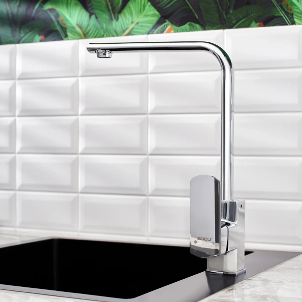 Смеситель для кухни BOOU B8215-23J хром фото в интернет-магазине «Wasser-Haus.ru»
