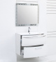 Мебель для ванной De Aqua Лонг 90 белая фото в интернет-магазине «Wasser-Haus.ru»