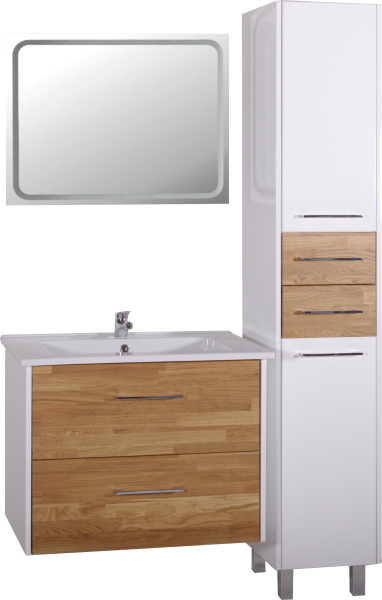 Тумба с раковиной ASB-Woodline Оскар 85 фото в интернет-магазине «Wasser-Haus.ru»