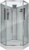 Душевая кабина Niagara Lux NG-7717WBK 100х100x210 серебро фото в интернет-магазине «Wasser-Haus.ru»