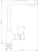 Смеситель Steel Hammer SH 572 CR для кухонной мойки фото в интернет-магазине «Wasser-Haus.ru»